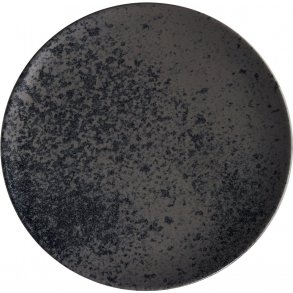 Sandstone tallerken sort � 30 cm.  