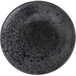 Sandstone tallerken sort dyb � 24 cm.  