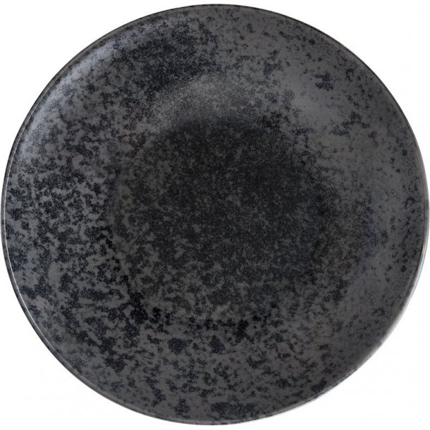 Sandstone tallerken sort dyb � 30 cm.  