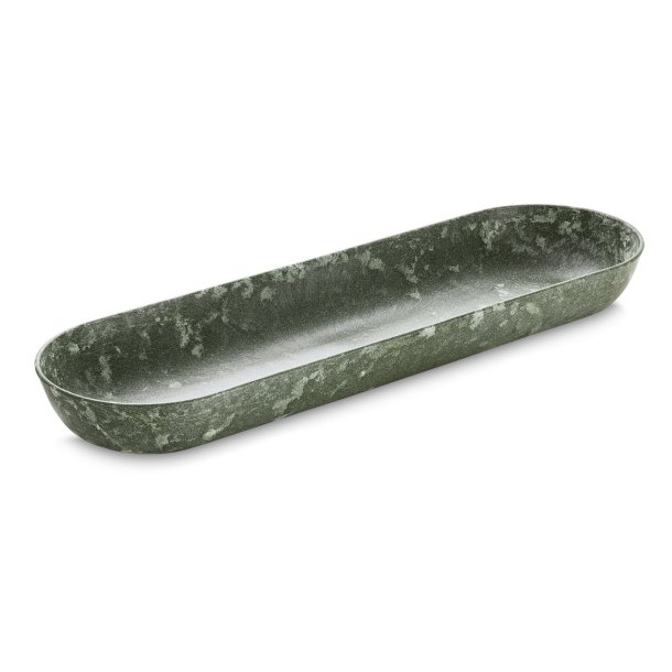 Luups fad oval gr�n 53x16 cm.  