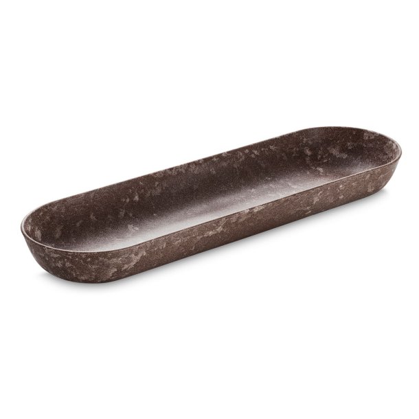 Luups fad oval brun 53x16 cm.  