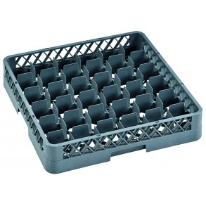 Opvaskekurv rumdelt 6x6 gr 50x50 cm.  