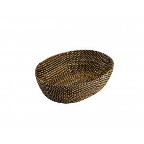 Brdkurv lys/mrk brun oval 20 cm.  