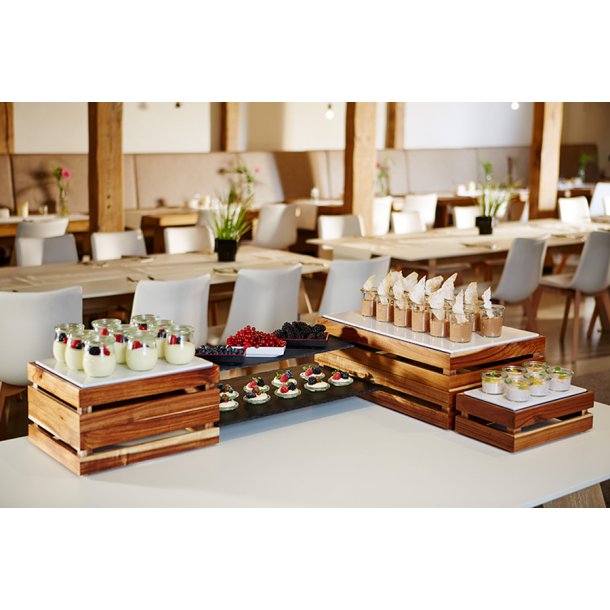 Trkasse brun 55,5x35x10,5 cm.  