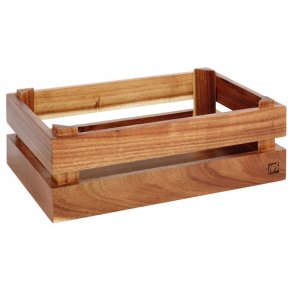 Trkasse brun 29x18,5x10,5 cm.  