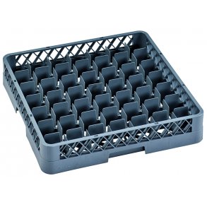 Opvaskekurv rumdelt 7x7 gr� 50x50 cm.  