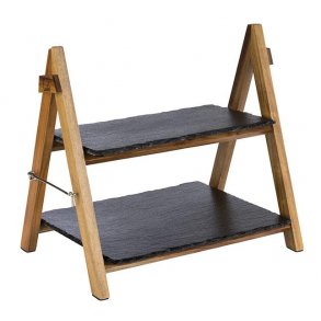 Opsats tr/skiffer i 2 etager  