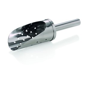 Isskovl rf. med huller 18 cm.  