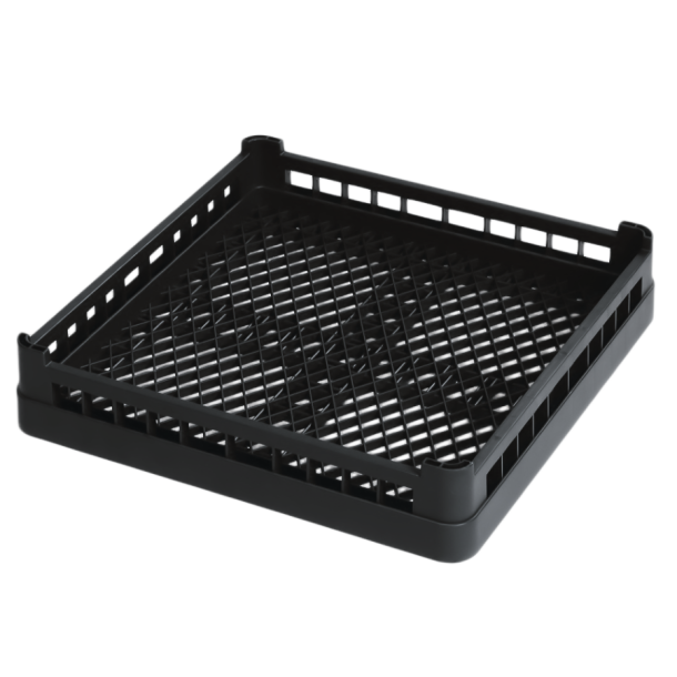 Opvaskekurv bestik sort 50x50 cm  