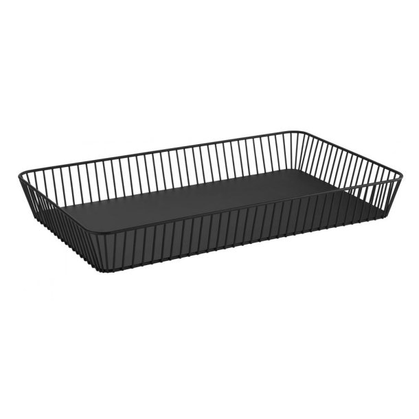 Brdkurv Urban sort metal 1/1 GN H7,5 cm  