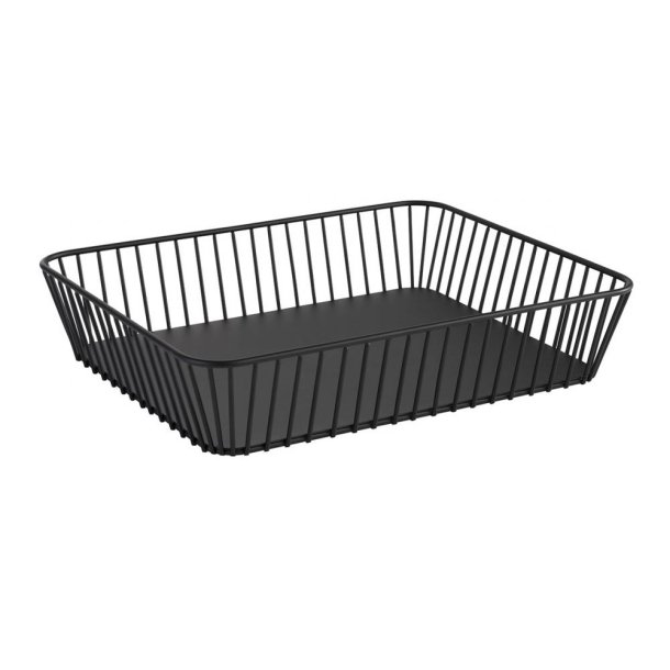 Brdkurv Urban sort metal 1/2 GN H8 cm.  