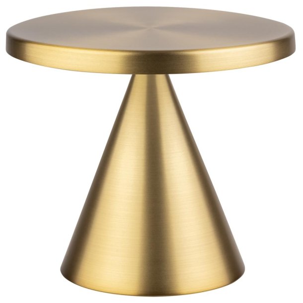 Bordlampe Cone mini guld genopladelig  