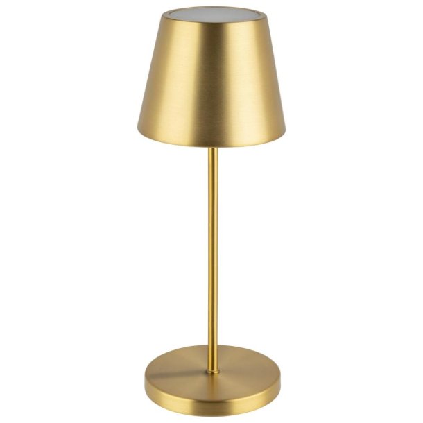 Bordlampe Merle guld genopladelig  