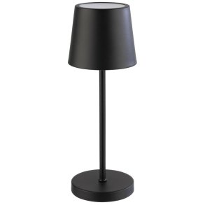 Bordlampe Merle mini sort genopladelig  