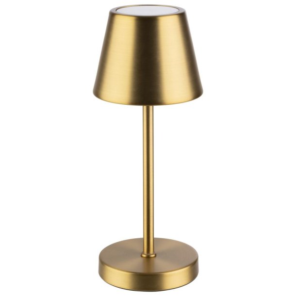 Bordlampe Merle micro guld genopladelig  