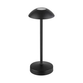 Bordlampe Alva sort genopladelig  