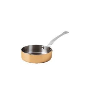Sautepande kobber mini 15614-12 cm.  