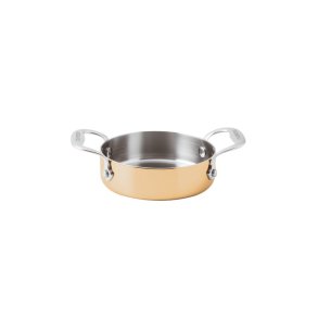 Sautepande m/2 �rer kobber mini �12 cm.  