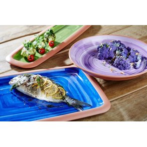 HV fad melamin lilla  40,5 cm UDGR  