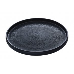 Stentjstallerken Nara sort  21 cm.   