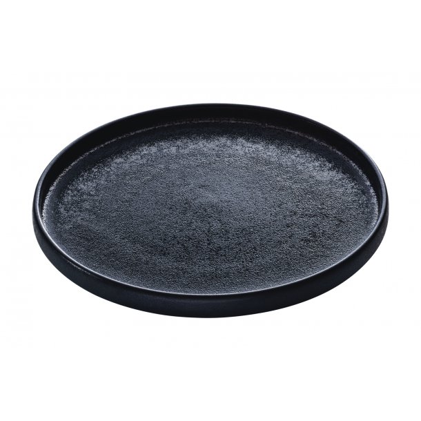 Stentjstallerken Nara sort  21 cm.   