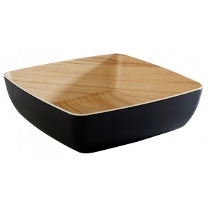 HV skl melamin sort/beige 25x25 cm.  