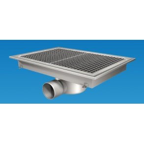 Gulvgrube Furo kunststof/epoxy 400x400 m  