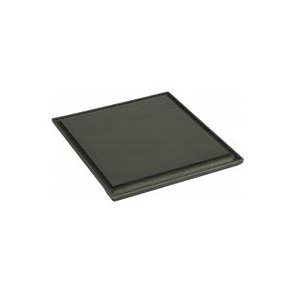 Grillplade H900 m/fedtrende glat   