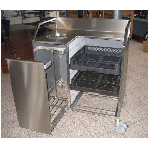 Sorteringsvogn 523 kort m/laminat  