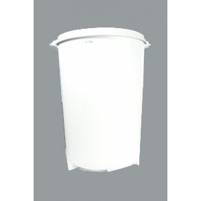 Affaldsspand gr� rund u/l�g 40 L  