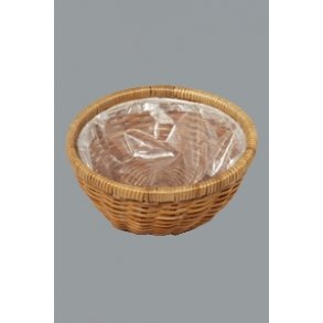 Brdkurv brun flet  28 cm  