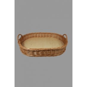 Brdkurv oval m/ trbund rdpil 52x37 cm  