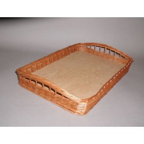 Brdkurv rekt. m/trbund  48x33 cm.  