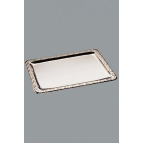 Fad med m�nsterkant  Rustfri u/h 35x24  