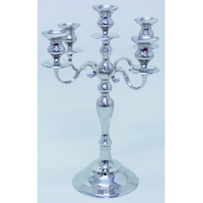 Lysestage 5 arme forniklet 60,0 cm  