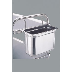 Kantineholder til vogn Rustfri   