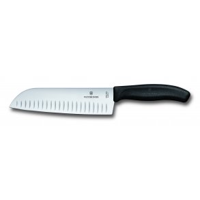 Vict santoku kniv sort 68523 17,0 cm  