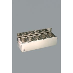 Kantineholder inddkket rf m/ kleplade.  