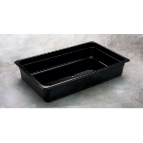 Kantine sort polycarbonat 1/1 GN x 100mm  