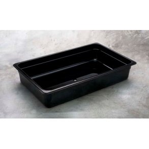 Kantine sort polycarbonat 1/1 GN x 150mm  