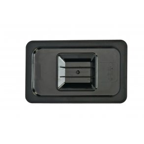 Kantinelg sort polycarbonat 1/3 GN    