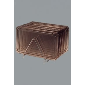 Skreplankeholder rustfri 6 stk.    