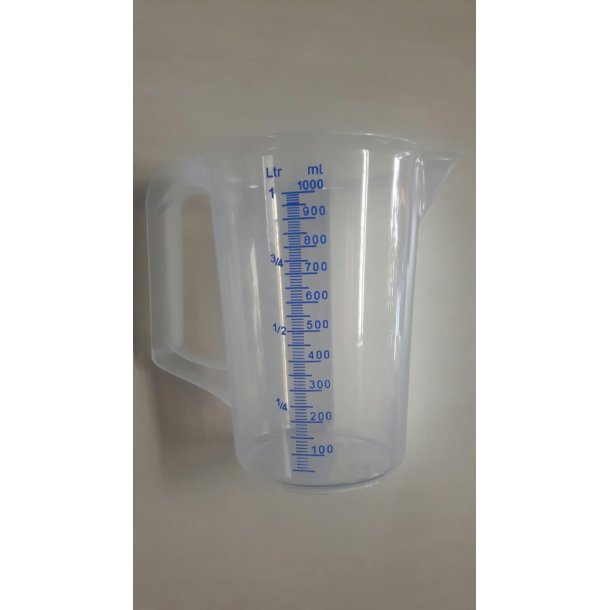 Mlekande plast 1,0 L  12 - H 17 cm - Polypropylen 