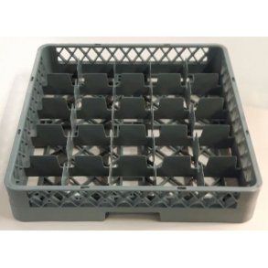 Opvaskekurv rumdelt 5x5 gr 50x50 cm  