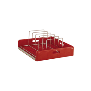 Opvaskekurv GN bakker m/holder r�d 50x50  