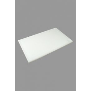 Skreplanke Hvid m. sump Kunsstof 53x32x  