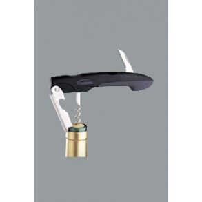 Tjenerproptrkker soft m kniv sort  