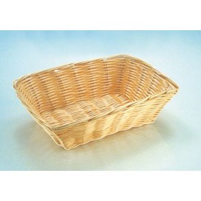 Brdkurv natur plast 30x22x7 cm. Polypropylen - Stabelbar 