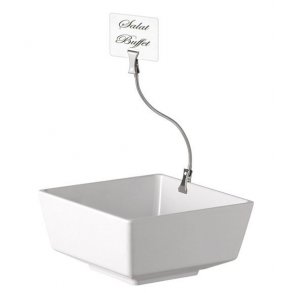 Menukortholder m/clips 12 cm.  