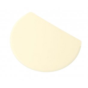 Grydeskraber plast halvmne 200x150 mm.  